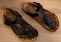Birkenstock Gizeh Zehensandalen Zehentrenner schwarz Gr. 39 Nordrhein-Westfalen - Detmold Vorschau