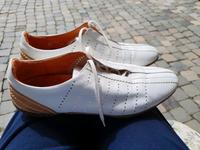 K + S Europe Ledersneaker, chic-sportlich, 40, weiß mit cognac a Nordrhein-Westfalen - Bornheim Vorschau