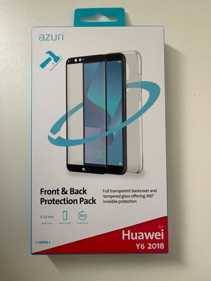 Huawei Y6 / Y6 pro 2017/2018 Hüllen und Panzerglas Nur 1€ pro in Gießen