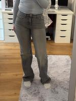 Zara Straight Fit Jeans / Wide Leg in Grau in S Hannover - Mitte Vorschau