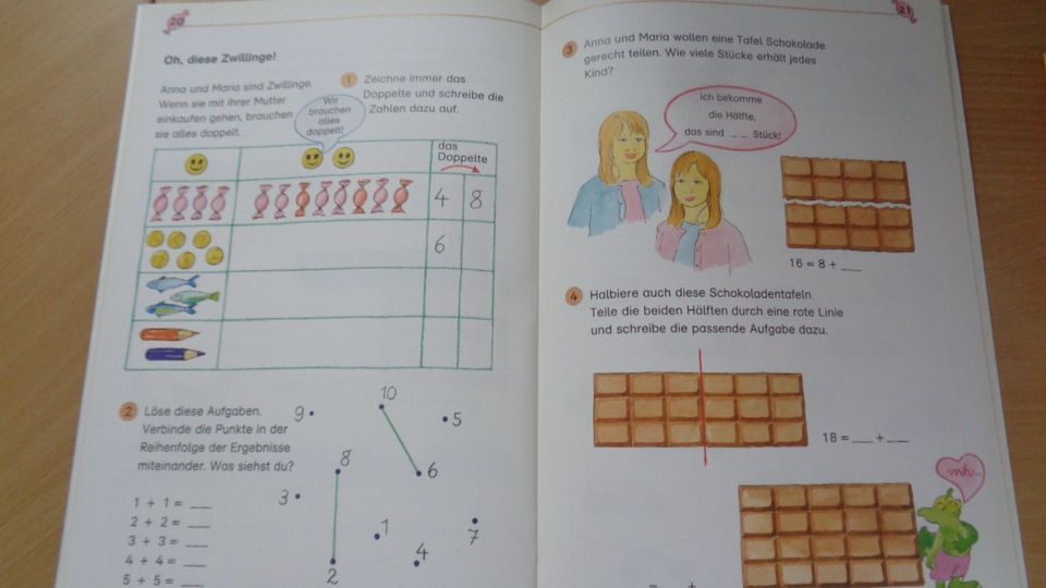 "Mathematik - Rechnen lernen - Die kleinen Lerndrachen" 1. Klasse in Liederbach