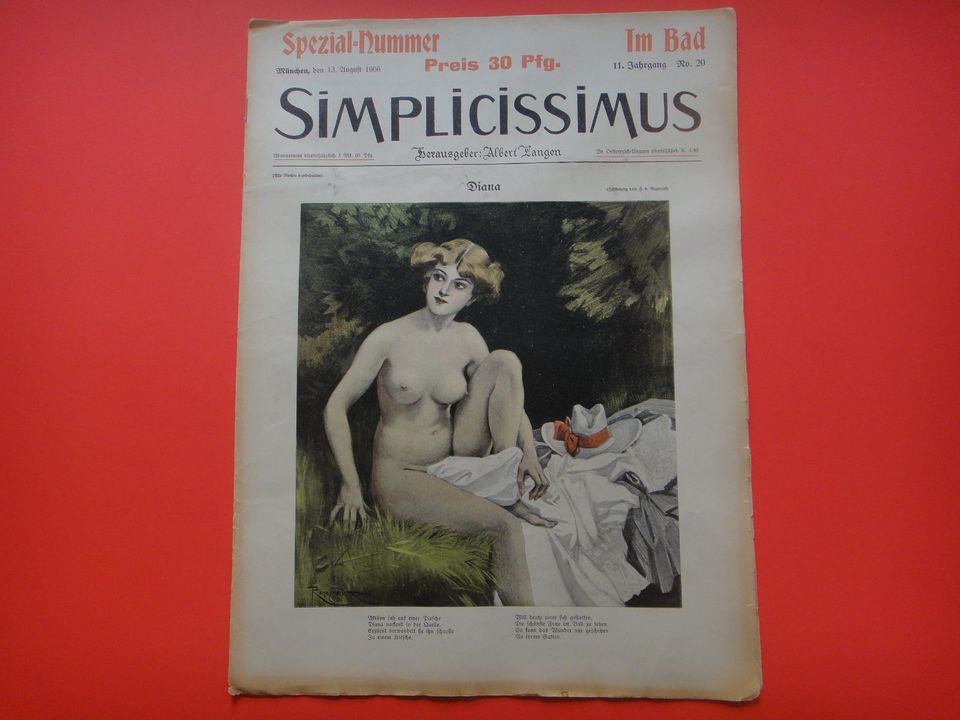 Simplicissimus. Jahrgang 1906. Nr. 20. Erotik Sonderheft: Im Bad. in Wiesbaden