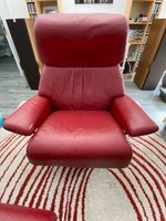 Stressless Relaxsessel mit Hocker, Erstbesitz, Leder burgund Nordrhein-Westfalen - Solingen Vorschau