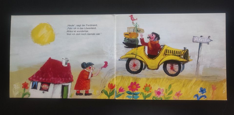 Ferdinand im Löwenland , Pappbuch von Janosch von 1965 in Möser