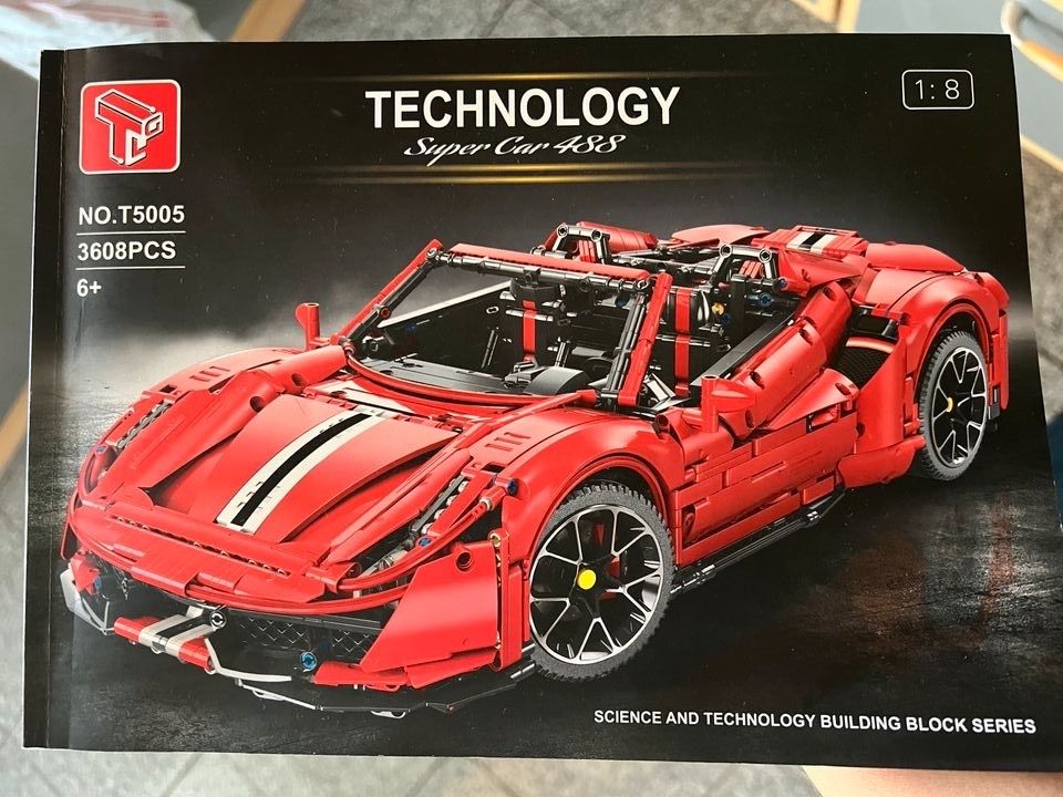 Technology super Car 488 Ferrari wie Lego in Eching (Kr Freising)