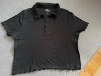 Hollister Cropped Polo Shirt schwarz Gr. L Niedersachsen - Sehnde Vorschau