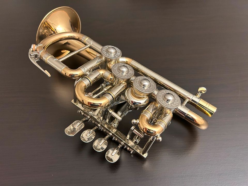 Scherzer Piccolo Trompete 8111-L NEUWERTIG mit 3 Mundrohren in München