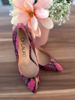 Di Lauro Pumps High Heel Gr. 37 NEU Pink Schwarz Schlangenoptik Rheinland-Pfalz - Roxheim Vorschau