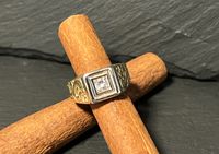 Ring 585 (14ct.) Bicolor mit Diamantbesatz Goldschmuck S507 Berlin - Schöneberg Vorschau