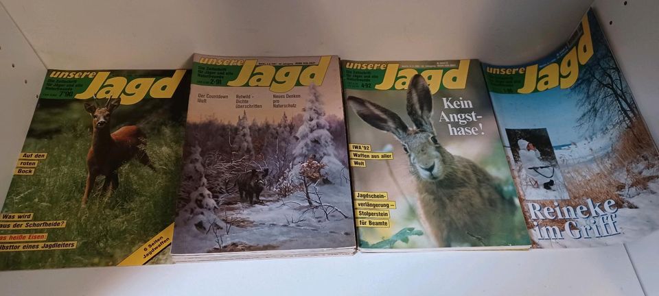 215 Stück Unsere Jagd Zeitung 1953 -1990er Jahre in Arnstadt