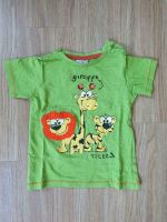 T-Shirt Löwe, Giraffe, Tiger grün Gr.86 Brandenburg - Eggersdorf Vorschau