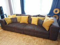 Big Sofa inkl. Kissen (braun, Antik-Lederoptik) Frankfurt am Main - Eschersheim Vorschau
