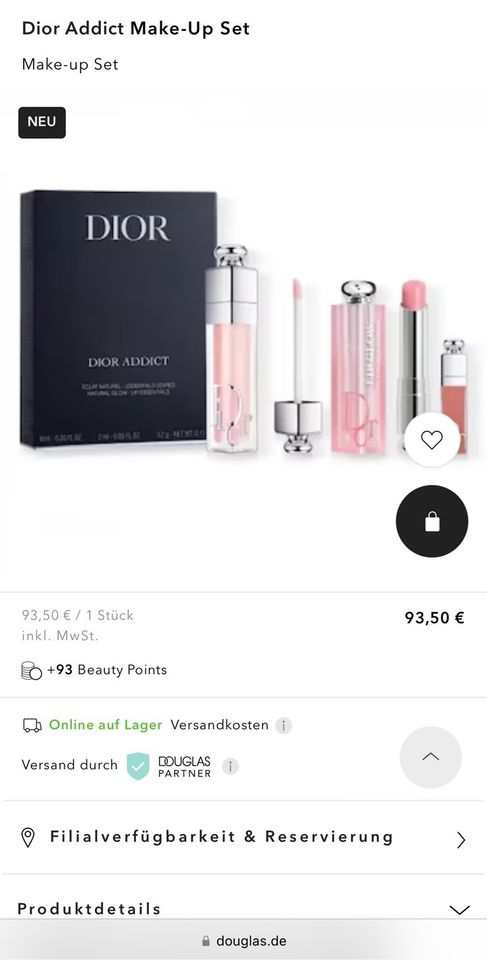 Dior Addict Make-Up Set || Lippenset in Reutlingen