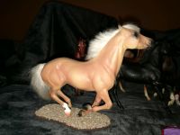 Breyer Classic custom polo pony gehairt palomino Bayern - Ramsthal Vorschau