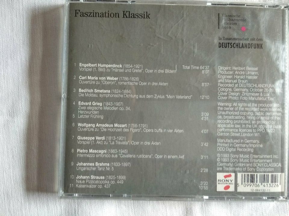 2 CDs Wiener Klassik und Faszination Klassik in Nürnberg (Mittelfr)