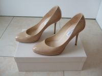 Jimmy Choo Plateau Pumps nude Gr.38,5 Lack Leder neuw. Original Rheinland-Pfalz - Jockgrim Vorschau