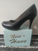 Tamaris High Heels Pumps Absatz schwarz Stiletto 39 schwarz Leder Bayern - Breitengüßbach Vorschau