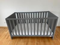 Babybett von Möbel Martin grau mit Matratze in top Zustand Saarbrücken-Halberg - Bischmisheim Vorschau
