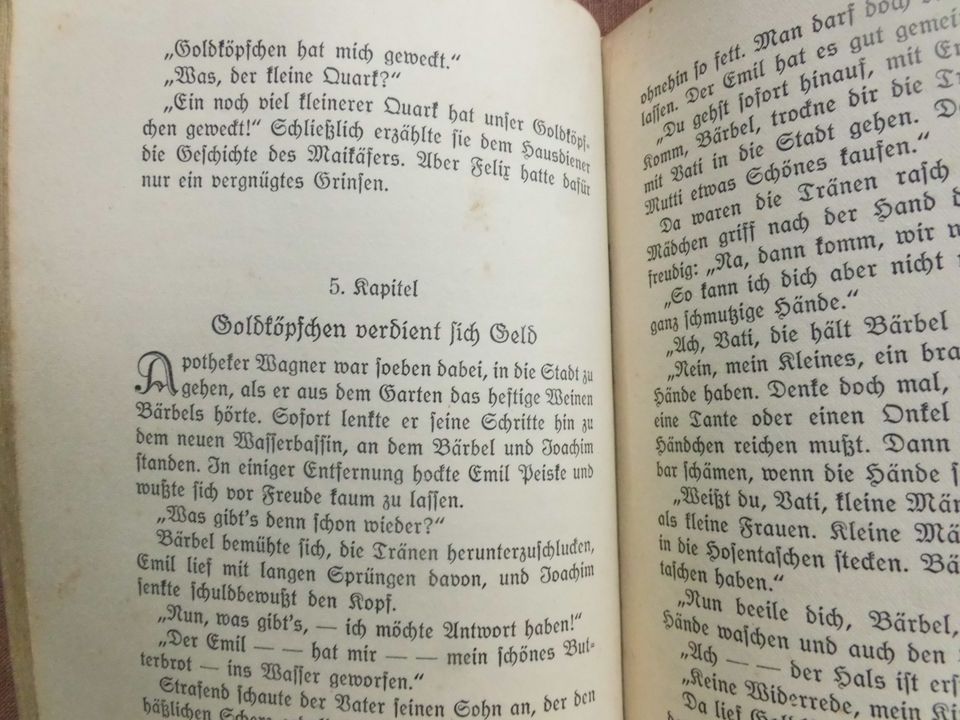 Altes Kinderbuch „Goldköpfchen“ (1928) in Woldegk