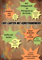 Cafe Garten mit Kunsthandwerk in Schöppenstedt Niedersachsen - Schöppenstedt Vorschau