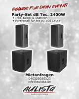 Miete: Party-Anlage DJ Lautsprecher 2400 W Schleswig-Holstein - Bargteheide Vorschau