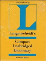 Langenscheidt's Compact Unabridged Dictionary (2200 Seiten) München - Hadern Vorschau