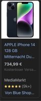 Apple iPhone 14 128GB Midnight Friedrichshain-Kreuzberg - Friedrichshain Vorschau
