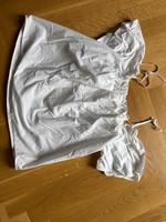 Babydoll Bluse. H&M, Gr. S, Boho Stil, schulterfrei, weiß Brandenburg - Cottbus Vorschau