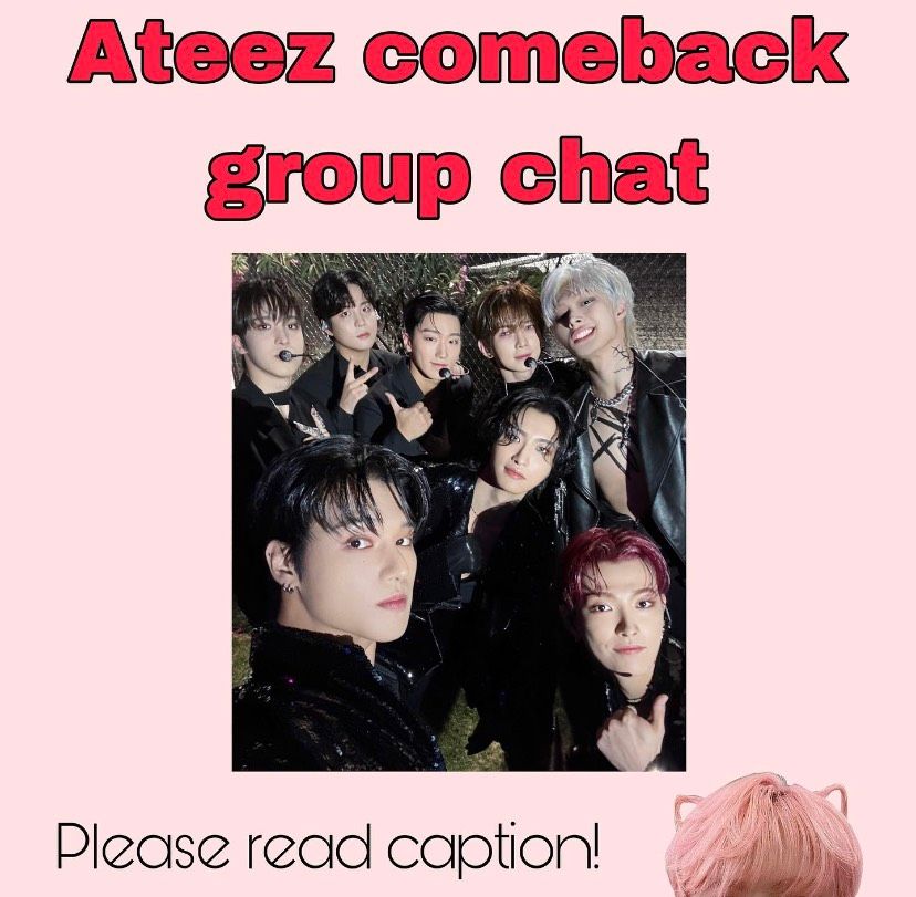 Ateez comeback go groupchat photocard kpop album gruppe in Frankfurt am Main