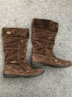 Esprit Damenstiefel braunes velourleder und Fellimitat Niedersachsen - Ritterhude Vorschau