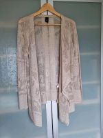 Cardigan  Strickjacke offen beige Loch Muster Marke BC gr S Hessen - Hasselroth Vorschau