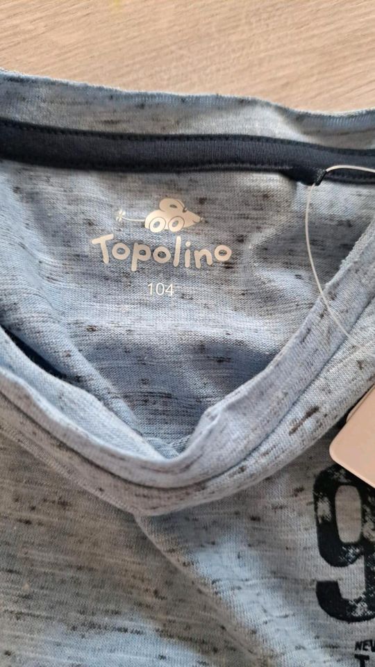 Langarmshirt 104 Topolino neu Etikett Shirt Pullover in Gera