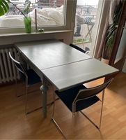 Holztisch in grün/grau lackiert Köln - Junkersdorf Vorschau