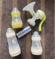 MAM Handmilchpumpe/ Muttermilchpumpe + MAM Anti-Colic Flaschen Berlin - Mitte Vorschau