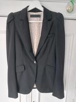 Zara Blazer Jacke Business Puffärmel Schwarz XS 34 Sachsen-Anhalt - Quedlinburg Vorschau