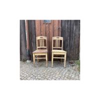 Zwei Holzstühle Stuhl Original WK2 Wehrmacht Kaserne gestempelt Dresden - Niedersedlitz Vorschau