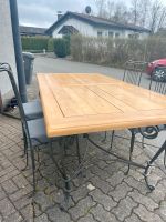 Schmiedeeisen Tisch + 6 Stühle für Garten und Terrasse Nordrhein-Westfalen - Brilon Vorschau