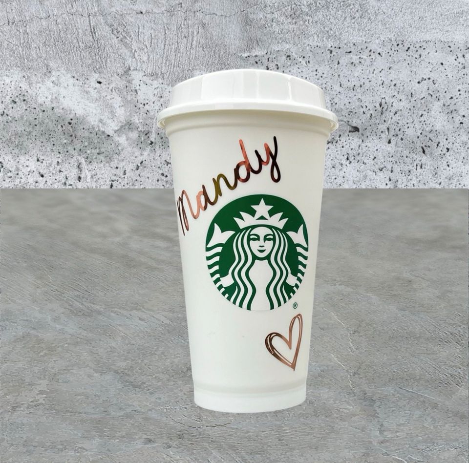 Starbucks Cold Cup Personalisierung auf Wunsch in Schneckenhausen