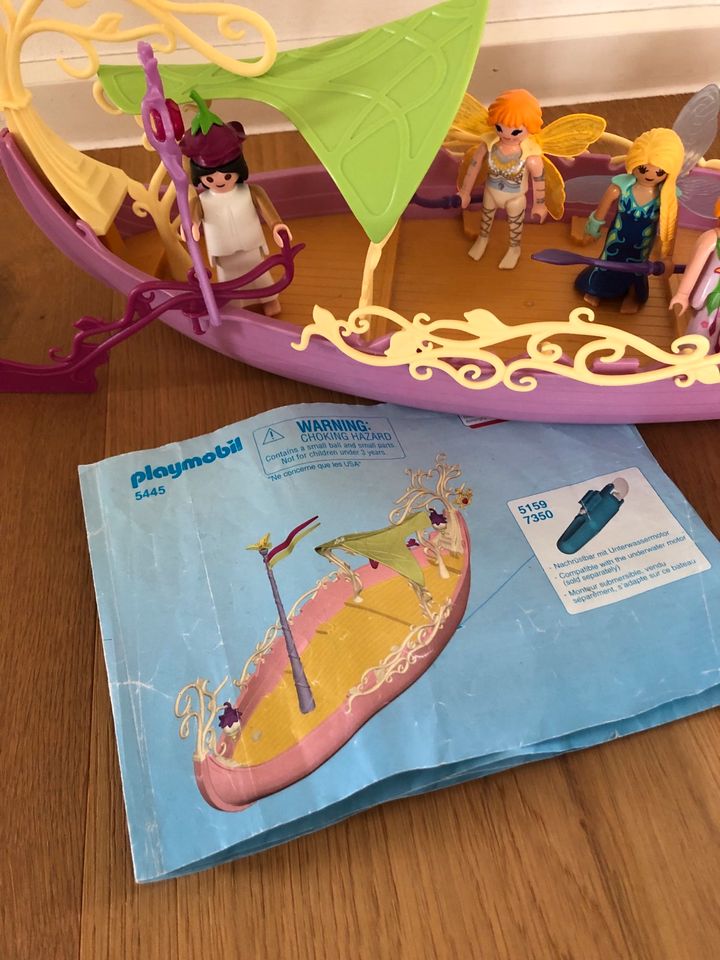 Playmobil Feen Schiff (5445) plus Zubehör in Hofheim am Taunus