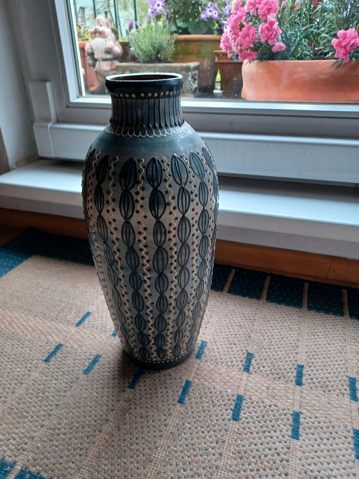 Vase, Keramik,  gross,  Pfauenauge in Berlin