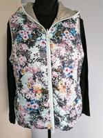Street One STEPPWESTE Hoodie JACKE Wendeweste 40/L ❤Floral + Uni Sachsen-Anhalt - Magdeburg Vorschau
