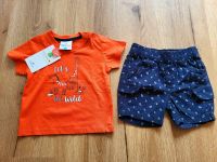 ☆ NEU kurzes Set Topomini  ☆ Größe 74 Jungen T-Shirt Hose Shorts Niedersachsen - Schüttorf Vorschau