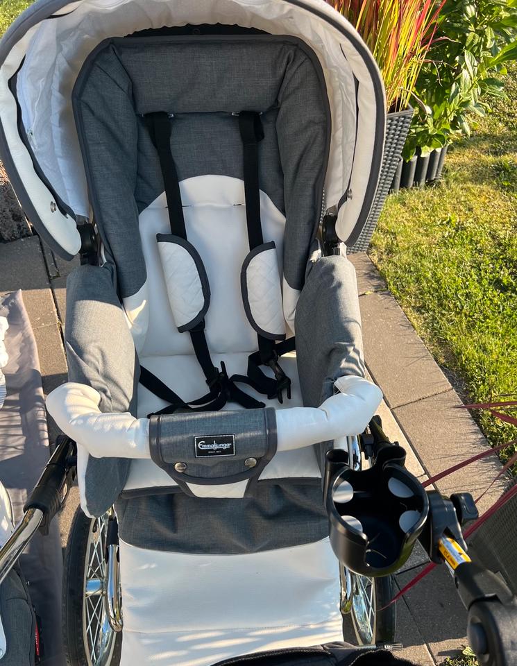 Emmaljunga Kombikinderwagen Kinderwagen Retro Vintage wie neu in Oberzissen