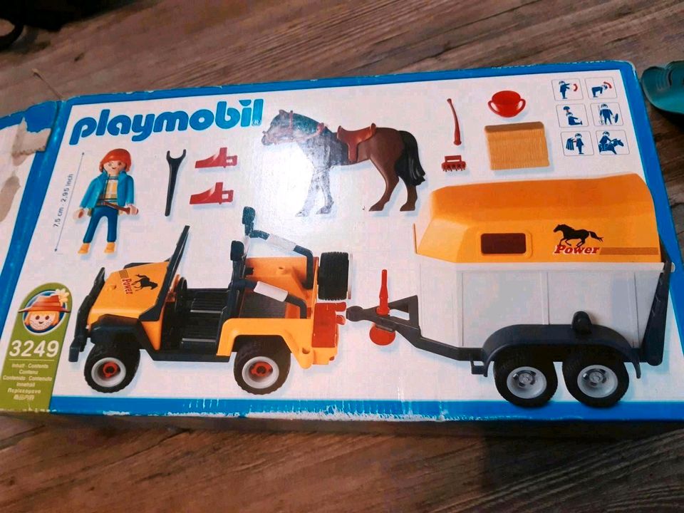 Playmobil 3249 Pferdetransporter mit Originalverpackung in Alsbach-Hähnlein