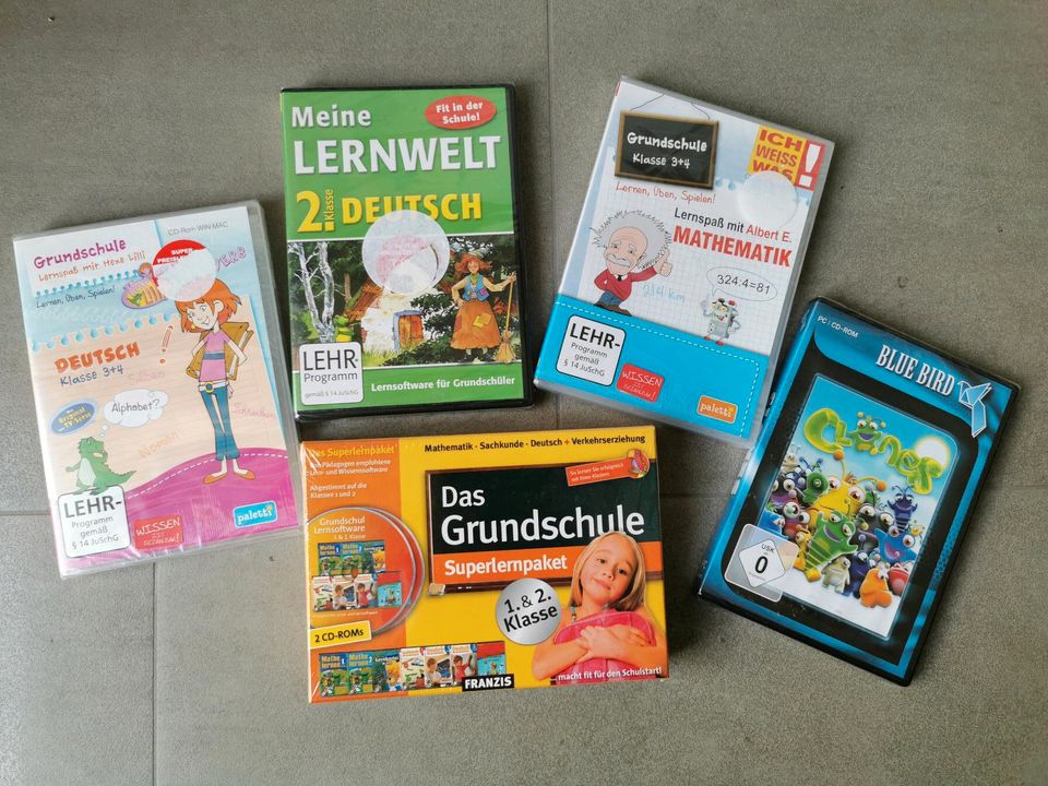 CD Roms NEU Originalverpackt Grundschule Mathe Deutsch Lernen in Olching