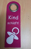 Türklinke Hänger / Schild "Kind schläft" Hessen - Malsfeld Vorschau