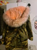 Camouflage Jacke / Parka mit xxl rosa Kunstfellkapuze Gr. xs Baden-Württemberg - Neckarsulm Vorschau