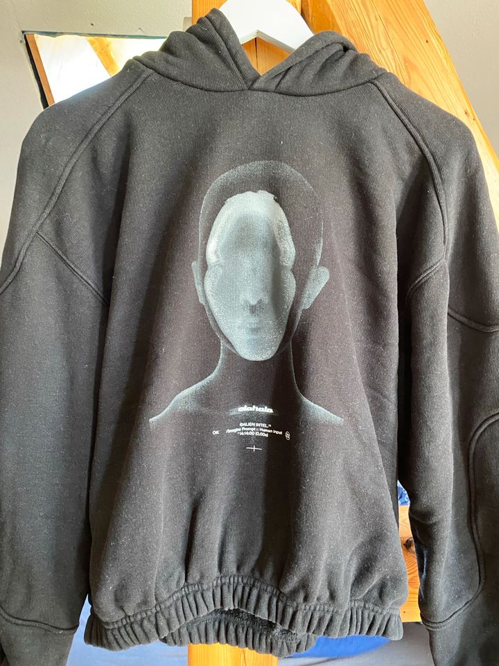 Olakala Alien Intel Mask Hoodie Gray Gr.S in Hirschberg