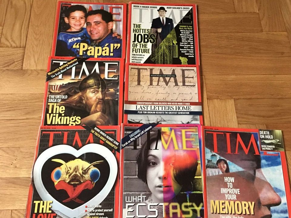 33 x Time Magazine Zeitschrift Jahre 1999/2000 in Troisdorf