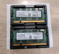 4 GB RAM Crucial Arbeitsspeicher, 2X 2GB DDR2 SODIMM PC2-6400 West - Zeilsheim Vorschau